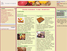 Tablet Screenshot of dietetikamindenkinek.hu